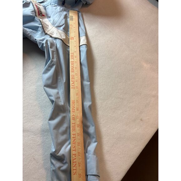 Musto Performance Light Blue Hooded Jacket With Zipper Pockets us4 - Picture 8 of 14